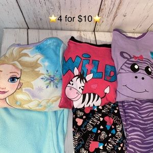 ⭐️4 for $10⭐️ Girls PJs Size 4T